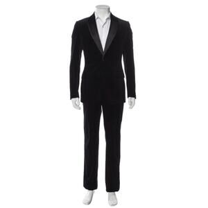 Dior Men's Black Velvet 2020 2P Tuxedo